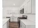 Modern kitchen with stainless steel appliances and white cabinets at 2108 Stillhaven Pl, Douglasville, GA 30135