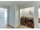 Convenient laundry room with washer and dryer in a closet at 510 Jefferson Chase St, Atlanta, GA 30354