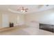 Large main bedroom with carpet and ceiling fan at 5439 Village Rdg, Fairburn, GA 30213