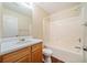 Clean bathroom with a shower/tub combo, vanity, and toilet at 45 Eagle Glen Ne Dr, Cartersville, GA 30121