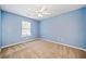 Cozy bedroom with neutral walls and ceiling fan at 45 Eagle Glen Ne Dr, Cartersville, GA 30121