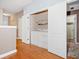 Convenient laundry closet with washer and dryer hookups at 45 Eagle Glen Ne Dr, Cartersville, GA 30121