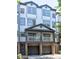 Three-story townhouse with private balcony and two-car garage at 221 Semel Nw Cir # 273, Atlanta, GA 30309