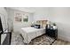 Cozy bedroom with a comfortable bed and stylish nightstands at 2376 Cross Nw St, Atlanta, GA 30318