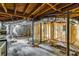 Unfinished basement with HVAC ductwork and framing at 1273 Anchor Sw Ter, Atlanta, GA 30311