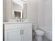 Small bathroom with single vanity and bathtub at 520 Fisher Dr # 44, Alpharetta, GA 30009