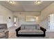 Open bonus room with a sleeper sofa, offering versatility and comfort at 622 Madison Park Dr, Grayson, GA 30017