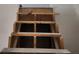 Unfinished wooden staircase under construction at 1349 Cleveland Ave, Atlanta, GA 30344