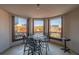 Private balcony with city views and outdoor seating area at 285 Centennial Olympic Park Nw Dr # 401, Atlanta, GA 30313