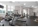 Fitness center offering treadmills, elliptical machines, and strength training equipment at 285 Centennial Olympic Park Nw Dr # 401, Atlanta, GA 30313