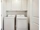 Convenient laundry room with washer and dryer included at 318 Crimson Dr, Union City, GA 30291