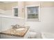 Clean bathroom featuring granite countertop and updated fixtures at 1883 Meadow Ln, Decatur, GA 30032