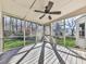 Spacious screened porch overlooking backyard at 4182 Westchester Ne Xing, Roswell, GA 30075