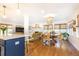 Open concept dining area with hardwood floors and chandelier at 944 Northern Se Ave, Atlanta, GA 30316