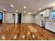 Bright living room with hardwood floors and recessed lighting at 3349 Glenview Sw Cir, Atlanta, GA 30331