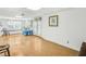 Spacious finished basement with wood flooring and plenty of natural light at 2446 Sky Valley Dr, Dacula, GA 30019