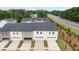 Aerial view of townhomes and surrounding area at 491 Reflection Dr # 33, Stockbridge, GA 30281