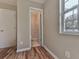 Small bathroom with toilet, sink, and shower at 2538 Gordon Se Cir, Smyrna, GA 30080
