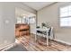 Small dining area with hardwood floors and a modern table at 2538 Gordon Se Cir, Smyrna, GA 30080
