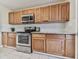 Updated kitchen with stainless steel appliances and granite counters at 2538 Gordon Se Cir, Smyrna, GA 30080