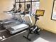 Modern gym with treadmills and stationary bikes at 3481 Lakeside Ne Dr # 1406, Atlanta, GA 30326