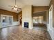 Breakfast room with tile floor and French doors leading to a patio at 4026 Rotterdam Pass, Hampton, GA 30228