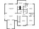 Detailed floor plan of a two-story home at 3547 Valley Bluff Ln, Snellville, GA 30039