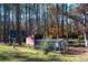 Chicken coop and run in wooded area at 355 Clark Creek Pass, Acworth, GA 30102