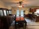 Dining area with a table and chairs, and access to the kitchen at 350 Chestnut Dr, Covington, GA 30016