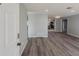 Bright entryway with grey walls and wood-look flooring at 1337 Muirforest Dr, Stone Mountain, GA 30088