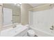 Clean bathroom with a tub and shower combination at 2213 Asquith Sw Ave, Marietta, GA 30008