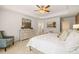 Bright bedroom with king-size bed and ensuite bathroom access at 349 Sound Cir # 133, Stockbridge, GA 30281