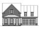 Two-story home with a front-facing garage and detailed architectural features at 849 Lakemont Dr, Canton, GA 30114