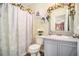 Clean bathroom with shower, toilet, and vanity at 274 Millstone Dr, Hampton, GA 30228