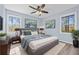 Spacious main bedroom with hardwood floors and natural light at 111 Charles Pl, Cumming, GA 30040