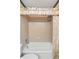 Clean bathroom with a shower/tub combo and updated fixtures at 1845 Branch Valley Dr, Roswell, GA 30076