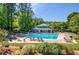 Resort-style pool with plenty of lounge chairs at 1845 Branch Valley Dr, Roswell, GA 30076