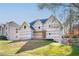 Under construction home with covered porch and grassy yard at 3740 High Green Dr, Marietta, GA 30068