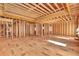 Large open space framed and ready for drywall and finish work at 3740 High Green Dr, Marietta, GA 30068