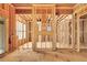 Under construction home with a large living room and fireplace at 3740 High Green Dr, Marietta, GA 30068