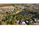 Aerial view of homes near a pond at 1130 Lupo Loop, Chattahoochee Hills, GA 30268