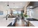 Modern kitchen with a farmhouse sink and stainless steel appliances at 1130 Lupo Loop, Chattahoochee Hills, GA 30268