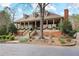 Community clubhouse with porch and landscaping at 240 Bristolstone Ct, Alpharetta, GA 30005