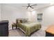 Bedroom with ceiling fan, window and dresser at 342 Parc Xing, Acworth, GA 30102