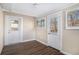 Bonus room with wood-look floors and exterior access at 2496 Montezuma Cir, Ellenwood, GA 30294
