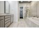 Elegant Primary bathroom with soaking tub and walk-in shower at 333 Brownstones Ne Cir, Atlanta, GA 30312
