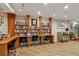 Quiet library with ample seating and bookshelves at 1501 Clairmont Rd # B, Decatur, GA 30033