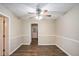 Spacious dining room with hardwood floors and neutral walls at 2791 Mcafee Rd, Decatur, GA 30032