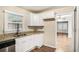 Kitchen with white cabinets, granite countertops, and stainless steel appliances at 2791 Mcafee Rd, Decatur, GA 30032