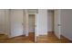 Bright bedroom with hardwood floors and double closets at 1098 Jefferson Ave, Atlanta, GA 30344